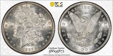 1885-CC $1 MS61