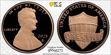 2025-S 1C Shield First Strike PR69DCAM