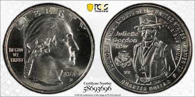 2025-D 25C Juliette Gordon Low First Strike MS67