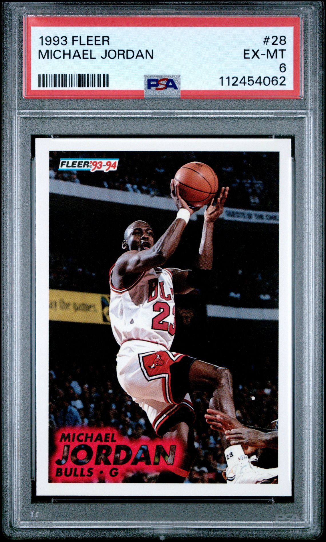 1993 Fleer #28 Michael Jordan front