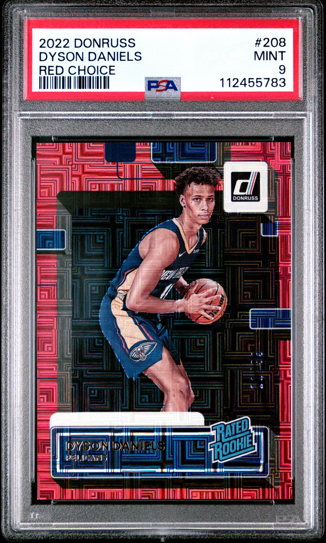 2022 Panini PANINI DONRUSS Holo #208 Dyson Daniels front