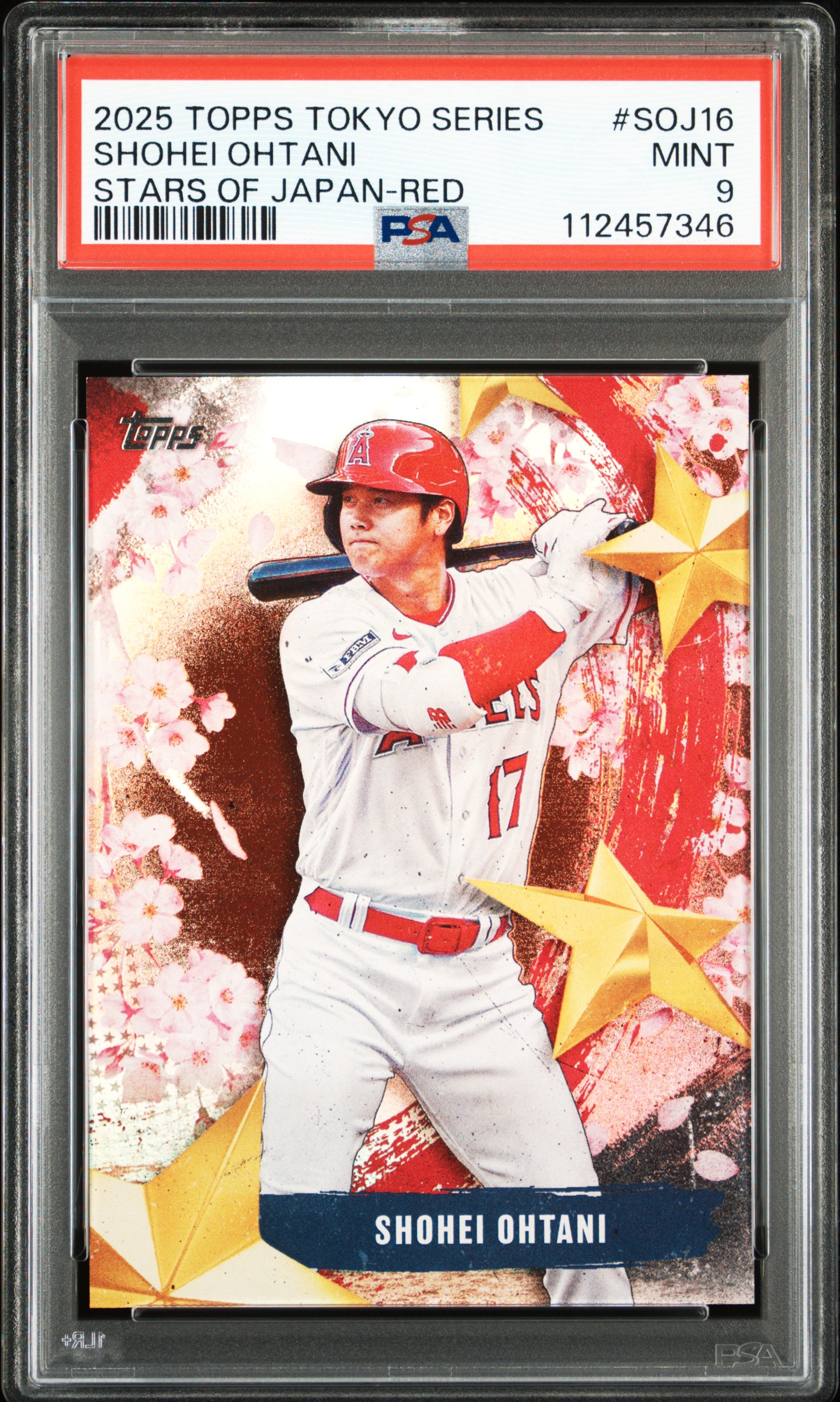 2025 #SOJ16 Shohei Ohtani PSA 9 Topps Tokyo Series Stars of Japan