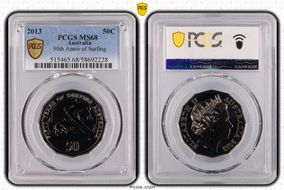 2013 50C 50th Anniv of Surfing MS68