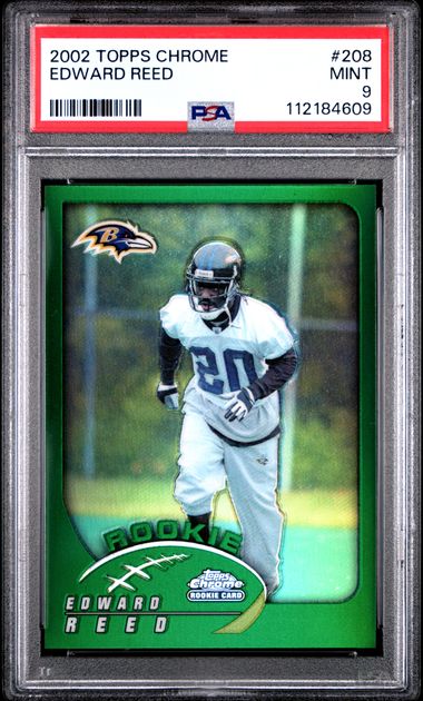 2002 Topps Chrome Edward Reed #208 Mint 9 front