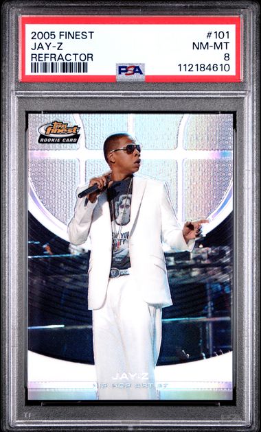 2005 Finest Jay-Z #101 (Refractor) Nm-Mt 8 front