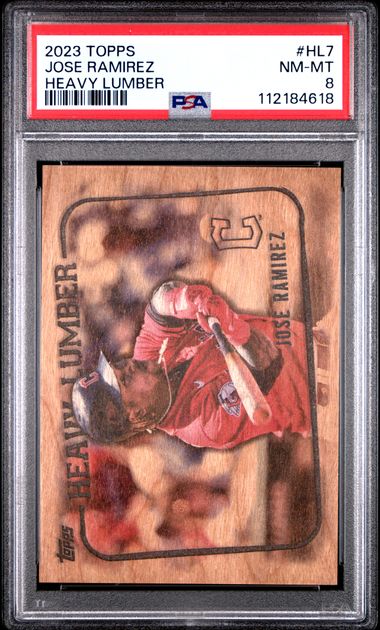 2023 Topps Heavy Lumber Jose Ramirez #Hl7 (Heavy Lumber) Nm-Mt 8 front