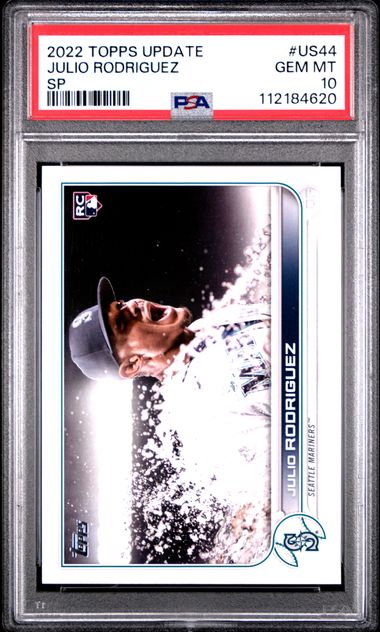 2022 Topps Update Julio Rodriguez #Us44 (Sp) Gem Mt 10 front