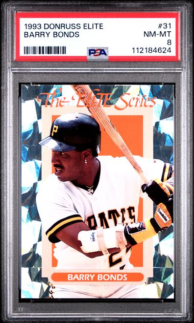 1993 Donruss Elite Barry Bonds #31 Nm-Mt 8 front