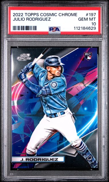 2022 Topps Cosmic Chrome Julio Rodriguez #197 Gem Mt 10 front