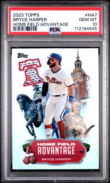 2023 Topps Home Field Advantage Bryce Harper #Ha7 (Home Field Advantage) Gem Mt 10 front