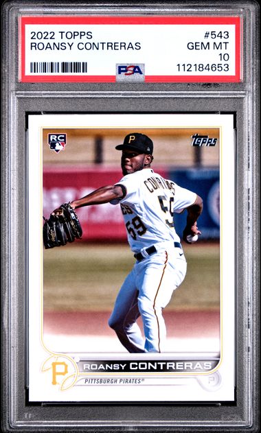 2022 Topps Roansy Contreras #543 Gem Mt 10 front