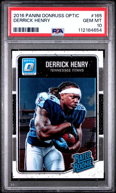 2016 Panini Donruss Optic Derrick Henry #165 Gem Mt 10 front