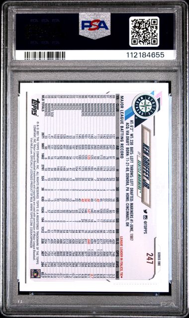 2021 Topps Ken Griffey Jr #247 Nm-Mt 8 back