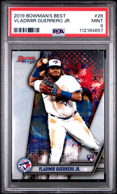 2019 Bowman's Best Vladimir Guerrero Jr. #26 Mint 9 front