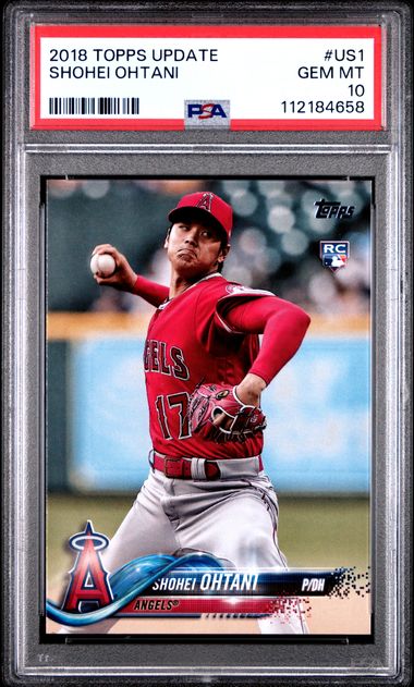 2018 Topps Update Shohei Ohtani #Us1 Gem Mt 10 front