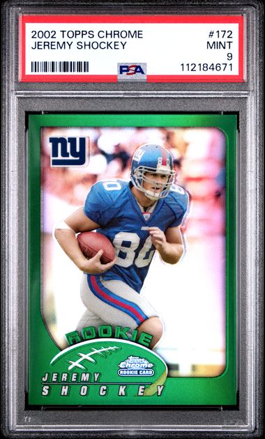 2002 Topps Chrome Jeremy Shockey #172 Mint 9 front
