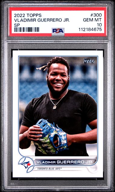 2022 Topps Vladimir Guerrero Jr. #300 (Sp) Gem Mt 10 front