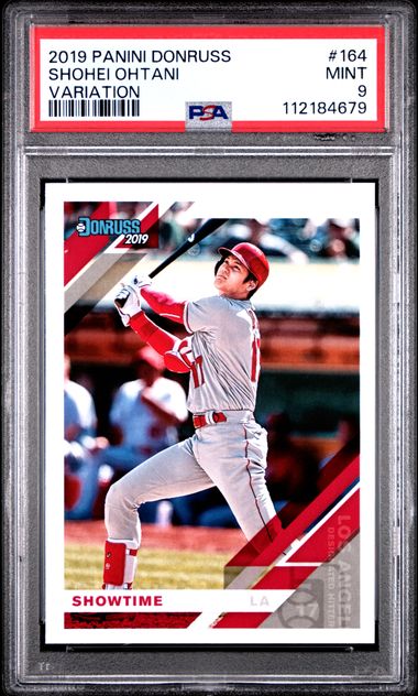 2019 Panini Donruss Shohei Ohtani #164 (Variation) Mint 9 front