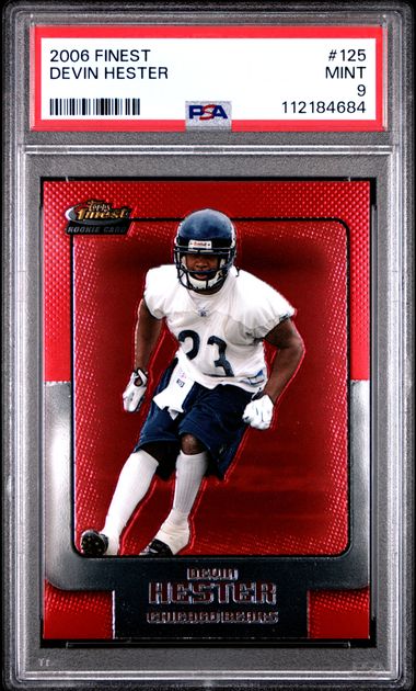 2006 Finest Devin Hester #125 Mint 9 front