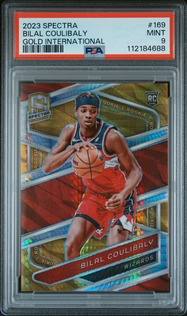 2023 Panini Spectra Bilal Coulibaly #169 (Gold International) Mint 9 front