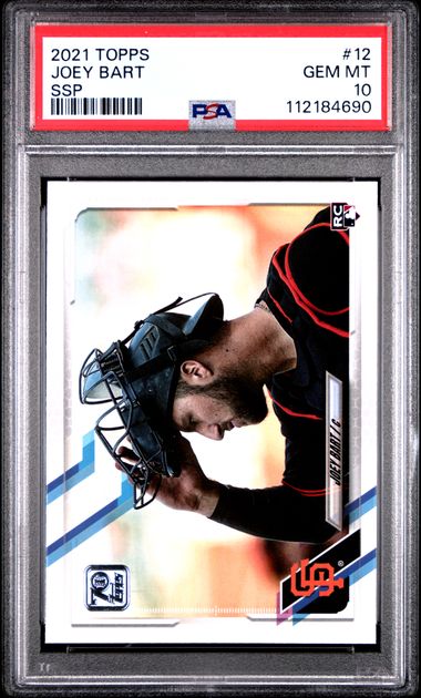 2021 Topps Joey Bart #12 (Ssp) Gem Mt 10 front