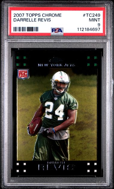 2007 Topps Chrome Darrelle Revis #Tc249 Mint 9 front