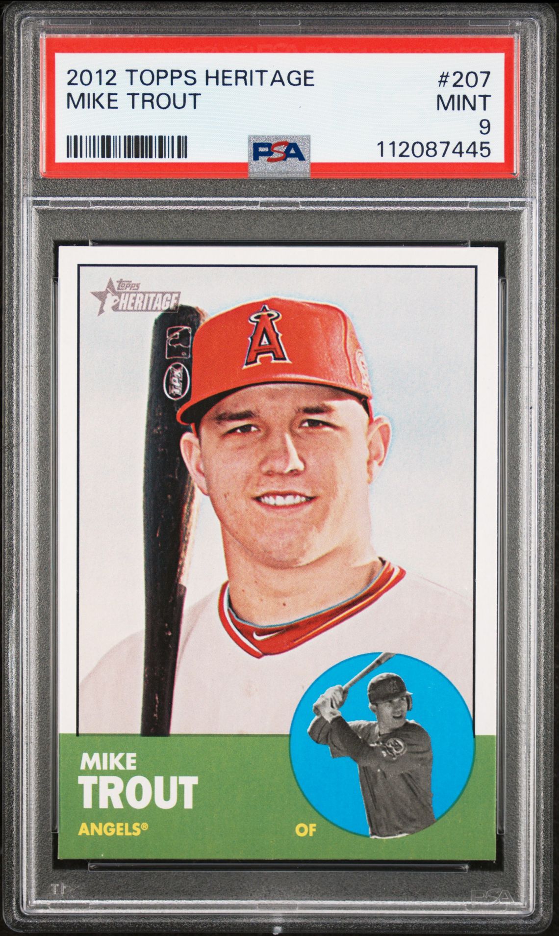 2012 Topps TOPPS HERITAGE Mike Trout front