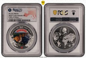 2024 $5 Cliffs of Moher Beauty of the World MS70