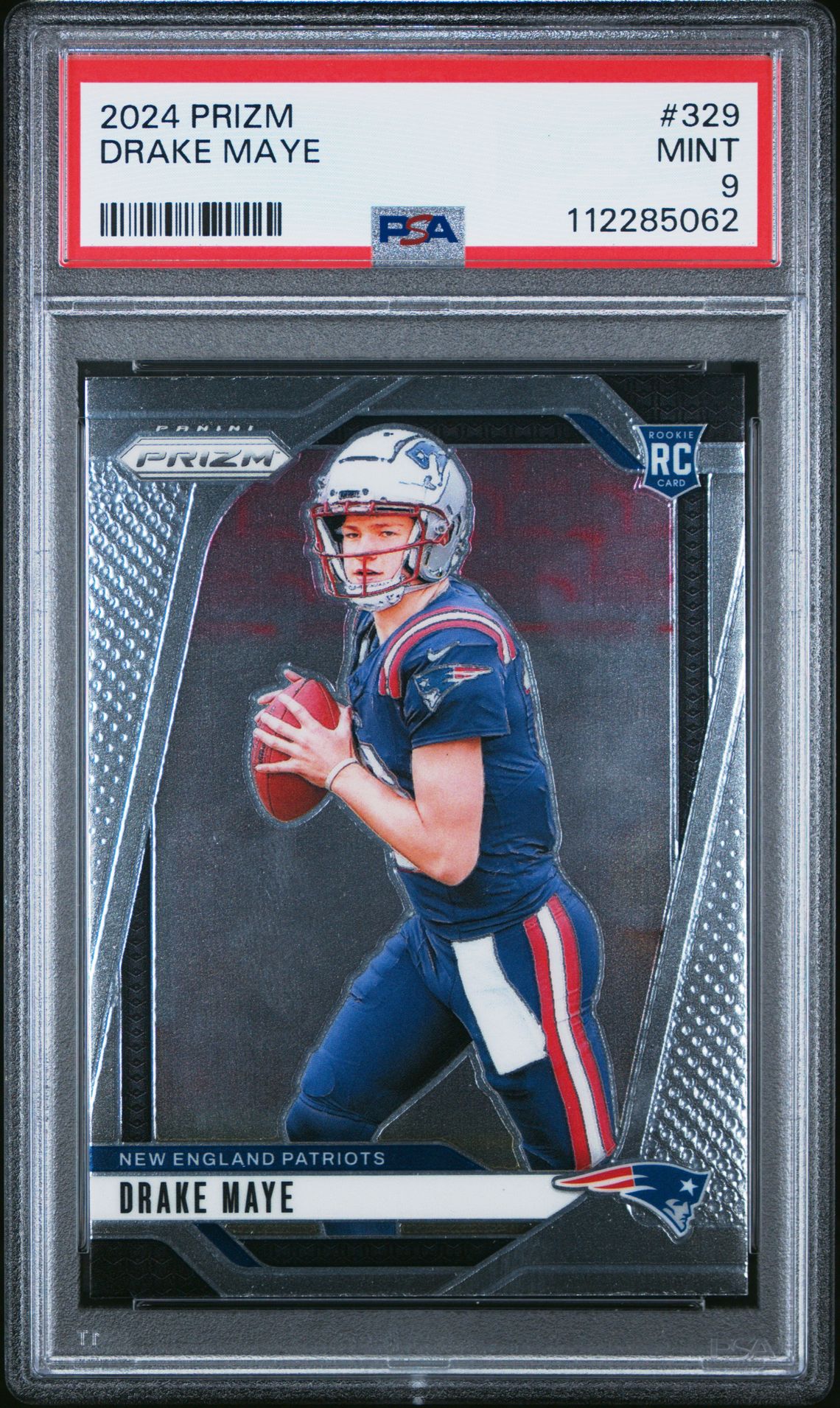 2024 Panini Prizm Drake Maye #329 Mint 9 front