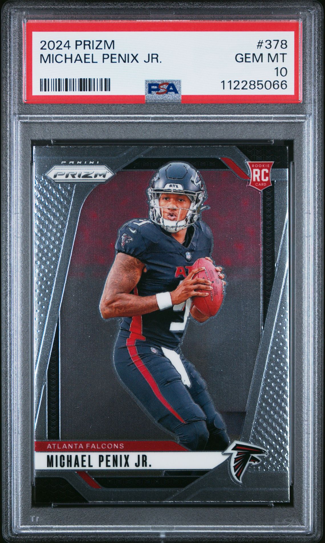 2024 Panini Prizm Michael Penix Jr. #378 Gem Mt 10 front