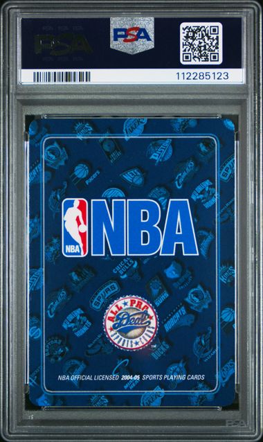 2004 All Pro Deal Playing Cards Shaquille O'neal (Playing Cards) Gem Mt 10 back