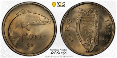 1955 Florin MS66