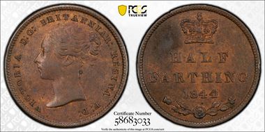 1844 1/2 Far S-3951 MS63BN