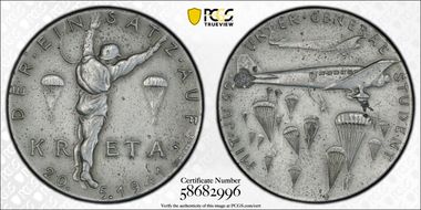 1941 Medal  Kienast-587 Zn MS62