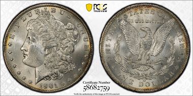 1901-O $1 MS64