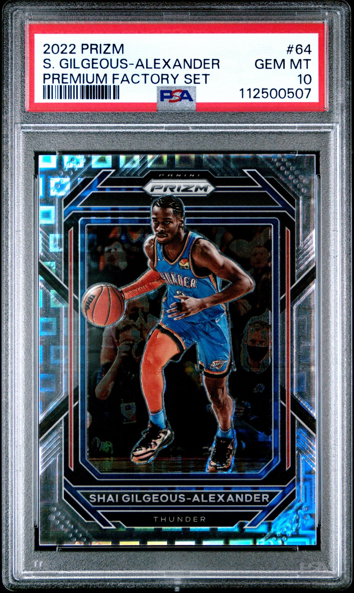 2022 Panini PANINI PRIZM PREMIUM FACTORY SET #64 S. Gilgeous-Alexander front