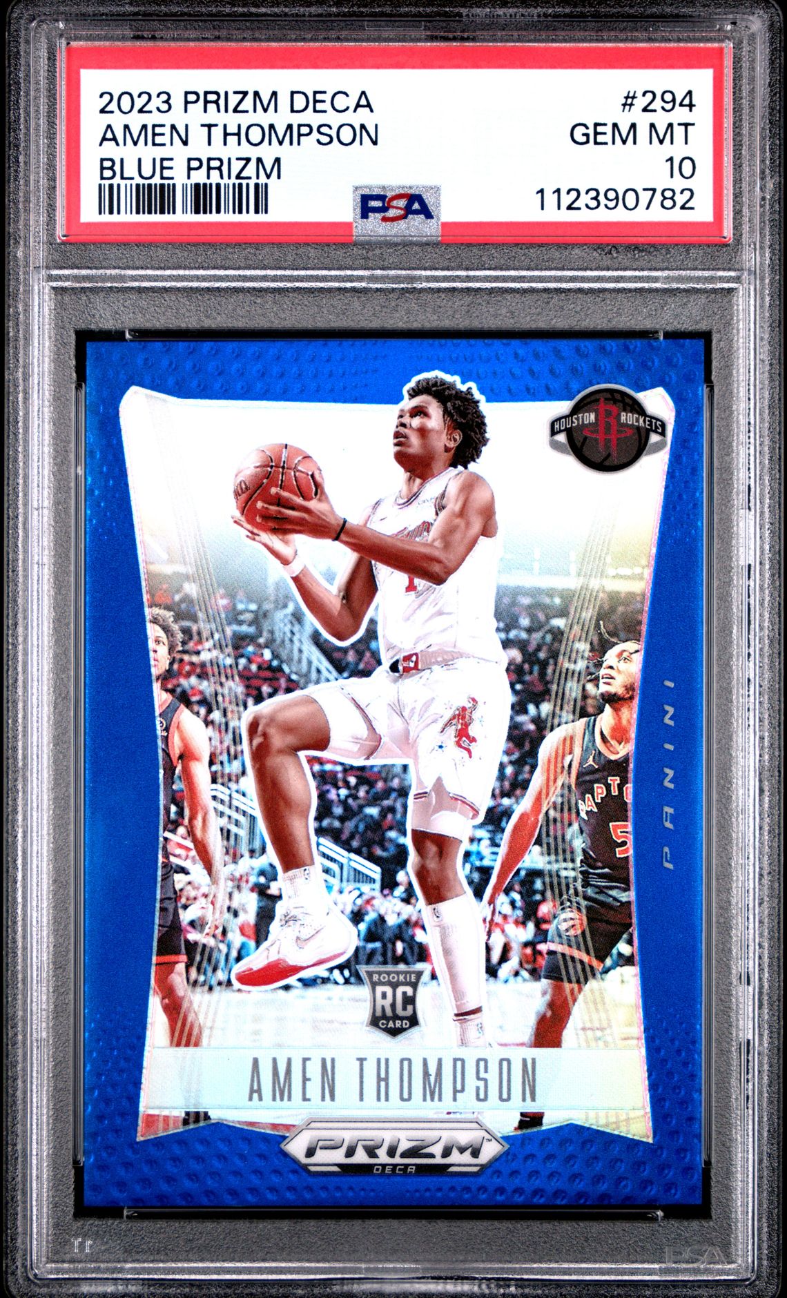 2023 Panini PANINI PRIZM DECA BLUE PRIZM #294 Amen Thompson front
