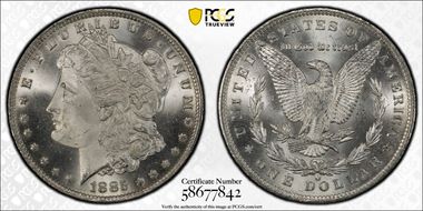 1885-O $1 MS67
