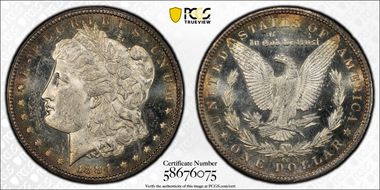1884-CC $1 MS63DMPL