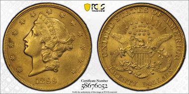 1899 $20 MS63