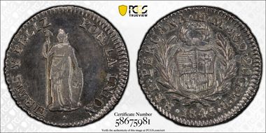 1845-L MB 1/2 R AU58