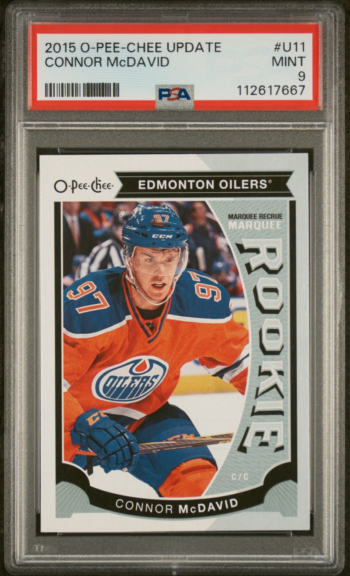 2015 Upper Deck O-PEE-CHEE UPDATE #U11 Connor Mcdavid front
