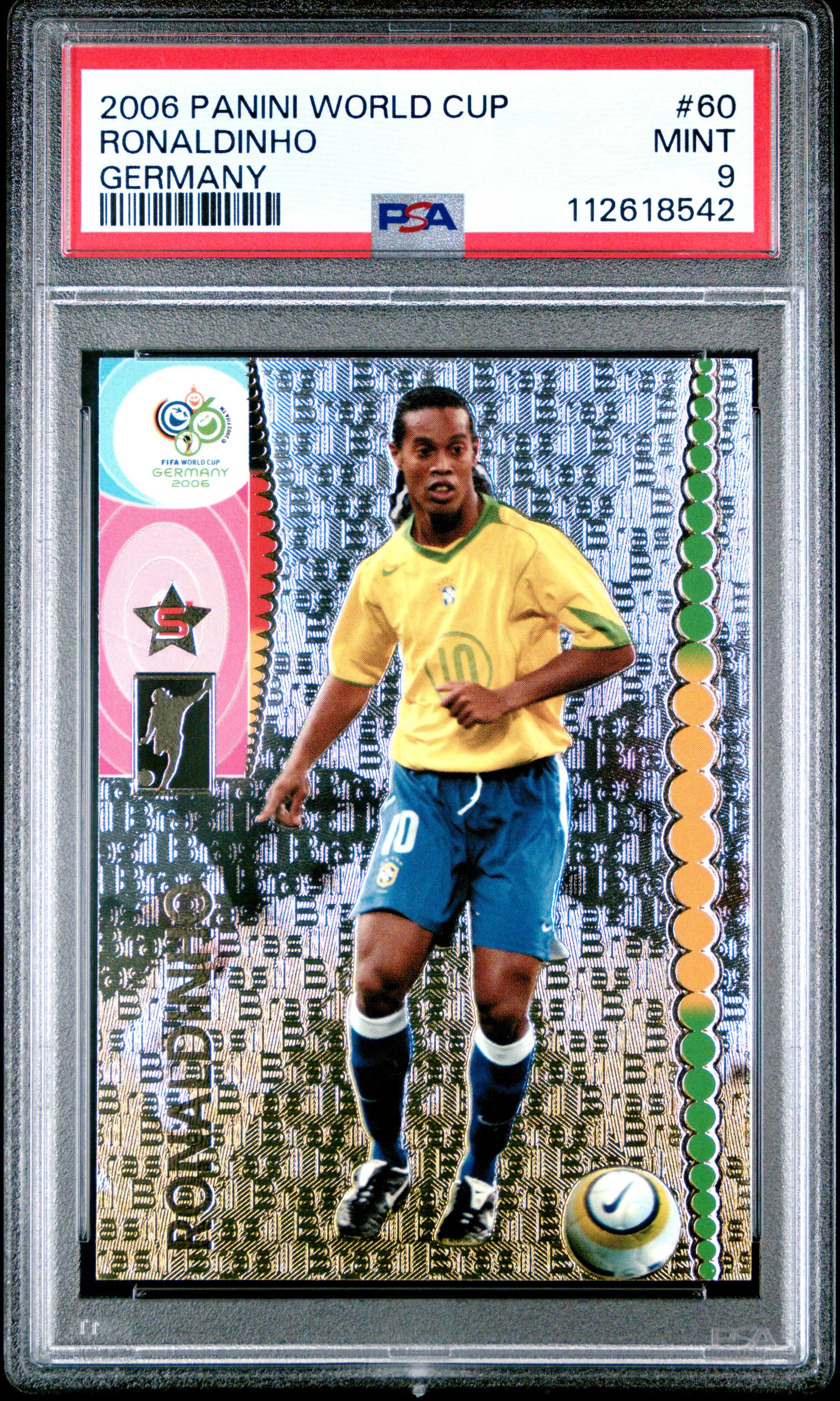 Hobart Trading Card Co.'s 2006 Panini World Cup Germany Ronaldinho