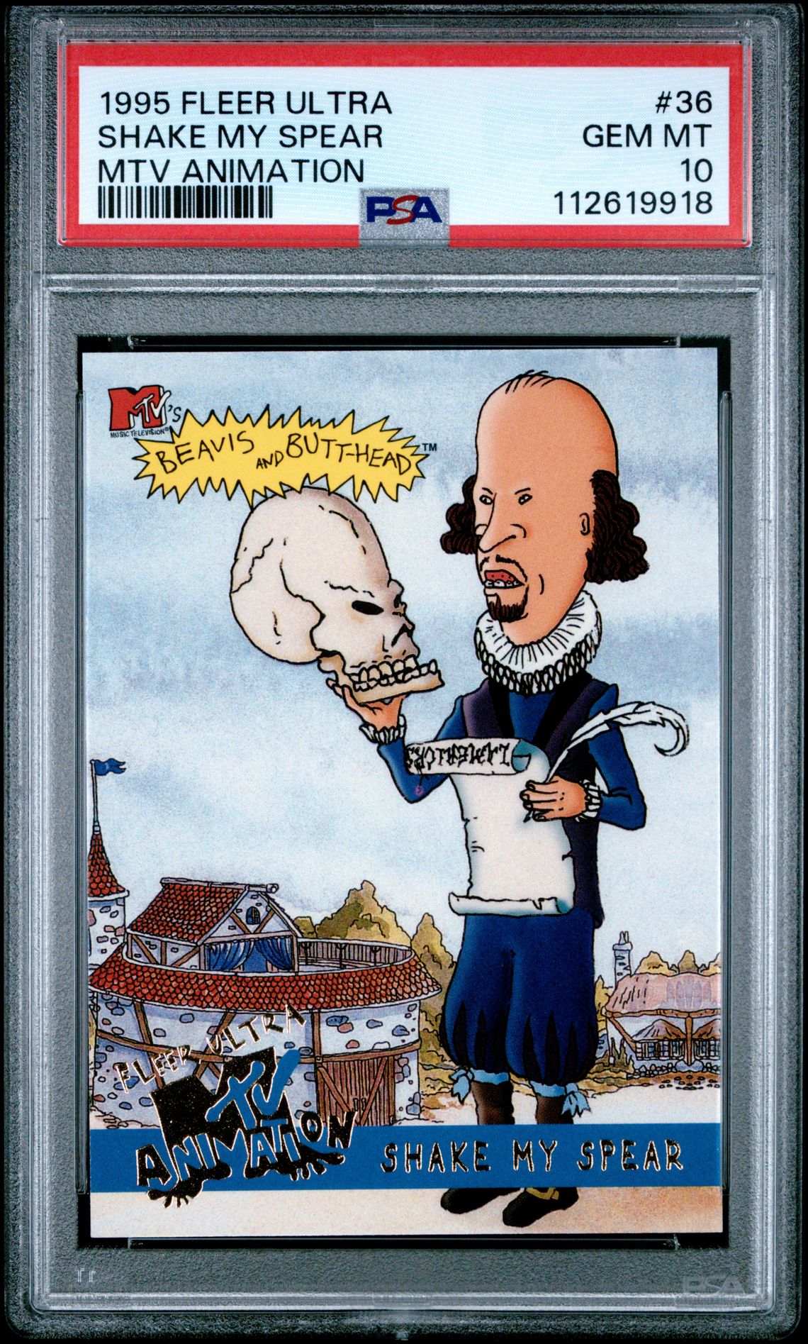 1995 Fleer FLEER ULTRA MTV ANIMATION Shake My Spear front