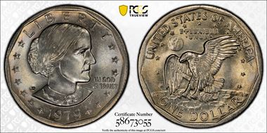 1979-P SBA$1 Wide Rim MS67