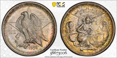 1936-S 50C Texas MS66