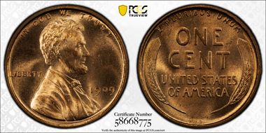 1909 VDB 1C MS67RD