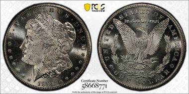 1892-CC $1 MS63