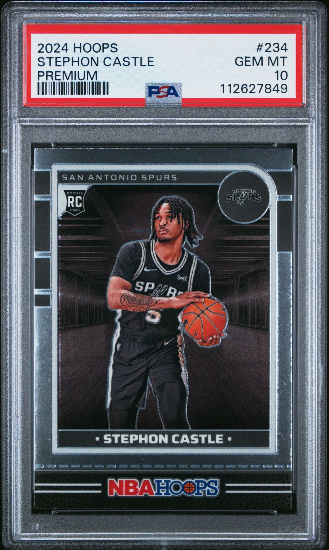 2024 Panini PANINI NBA HOOPS PREMIUM #234 Stephon Castle front