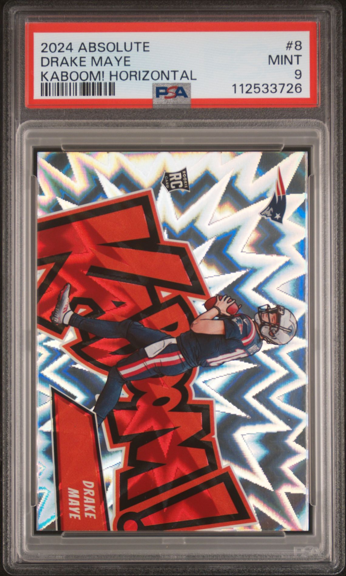 2024 Panini PANINI ABSOLUTE KABOOM! HORIZONTAL #8 Drake Maye front